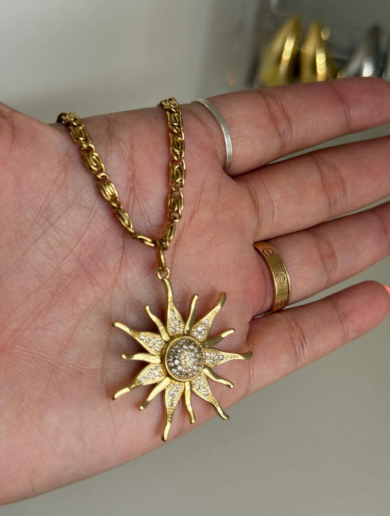 Sunflower Necklace
