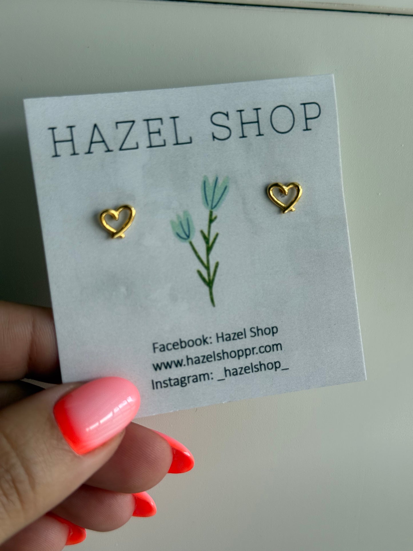 Little heart earrings