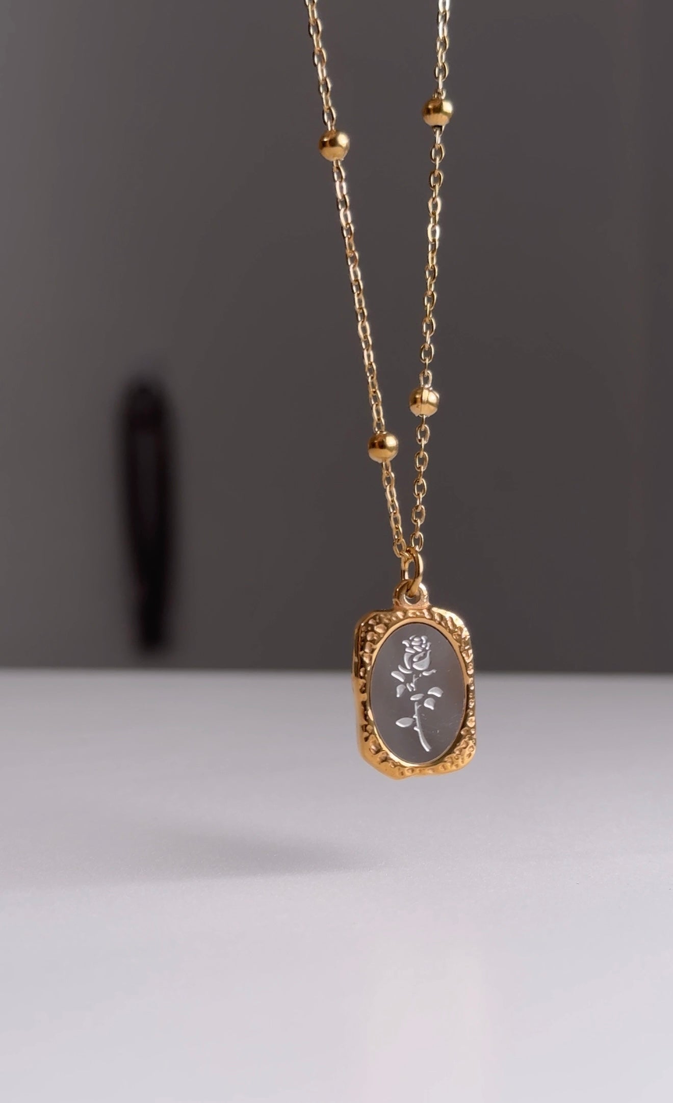 Mirror Charm Necklace