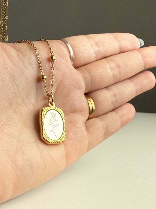 Mirror Charm Necklace