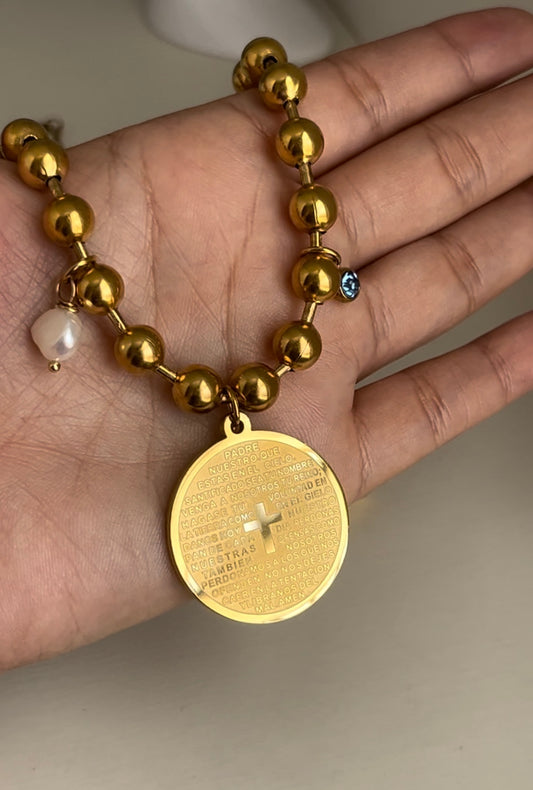 Padre Nuestro Necklace