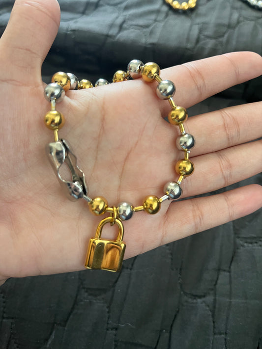 Double tone bracelet