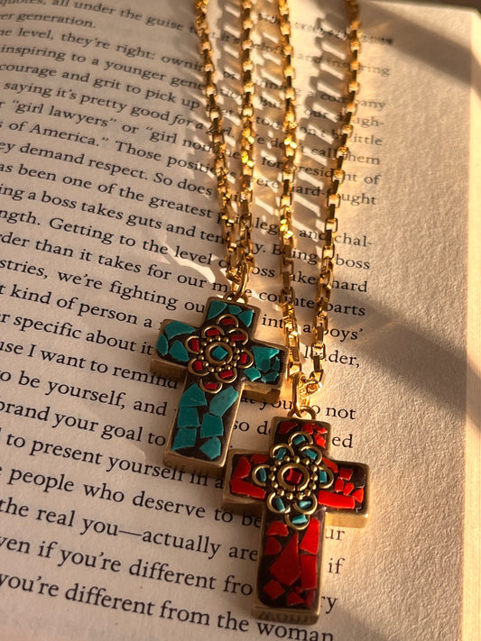 Tibetano Cross Necklace