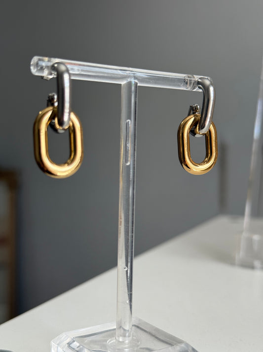 Double tone Earrings