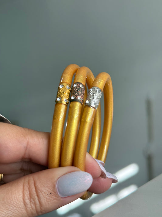 Gold Jelly Bangle