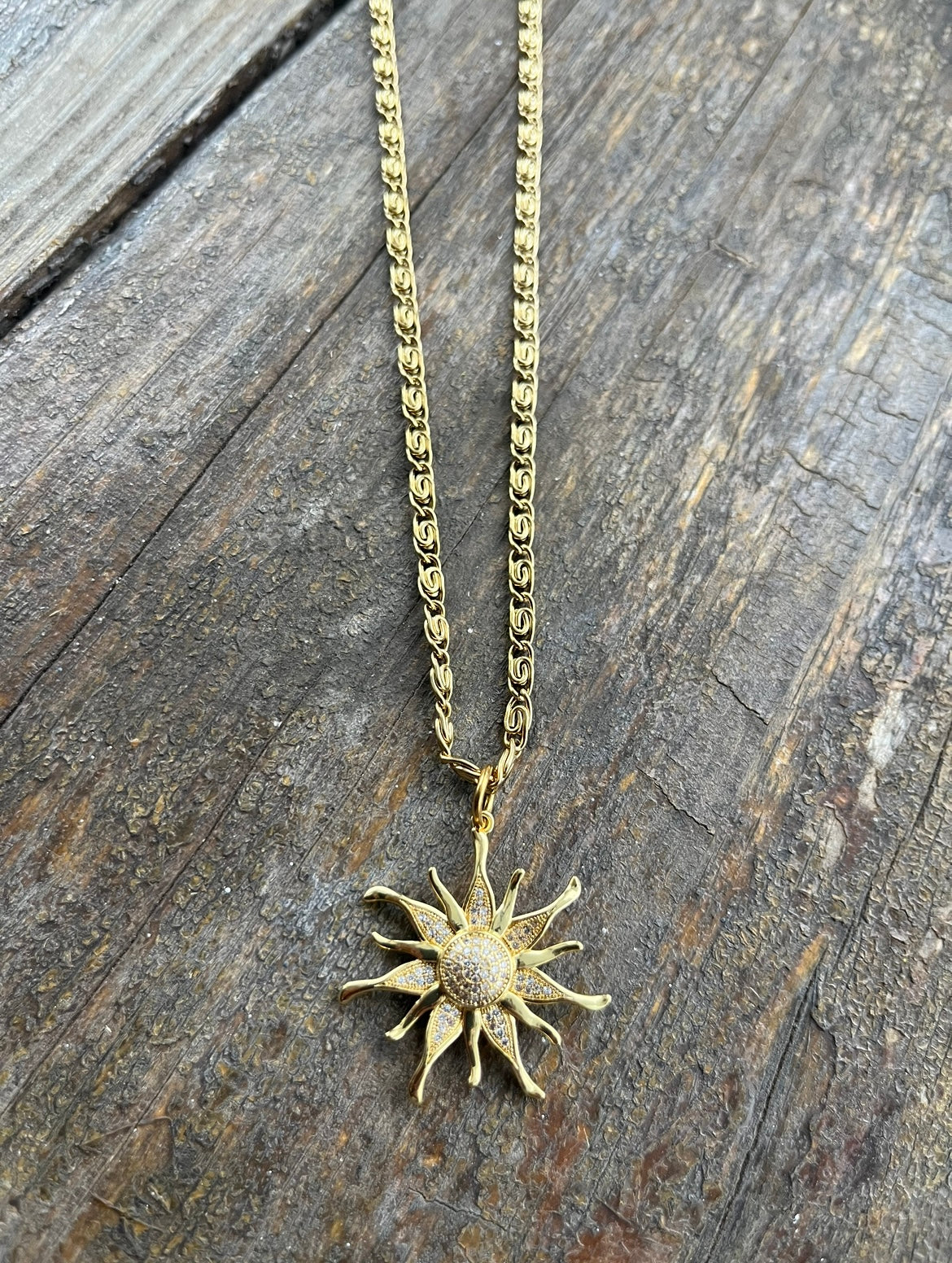 Sunflower Necklace